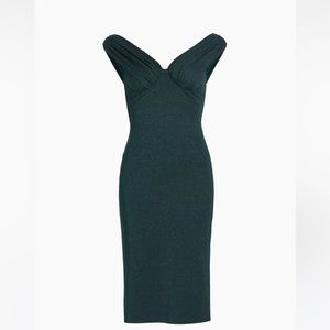 Sparkly body on dress in dark forest, size 12